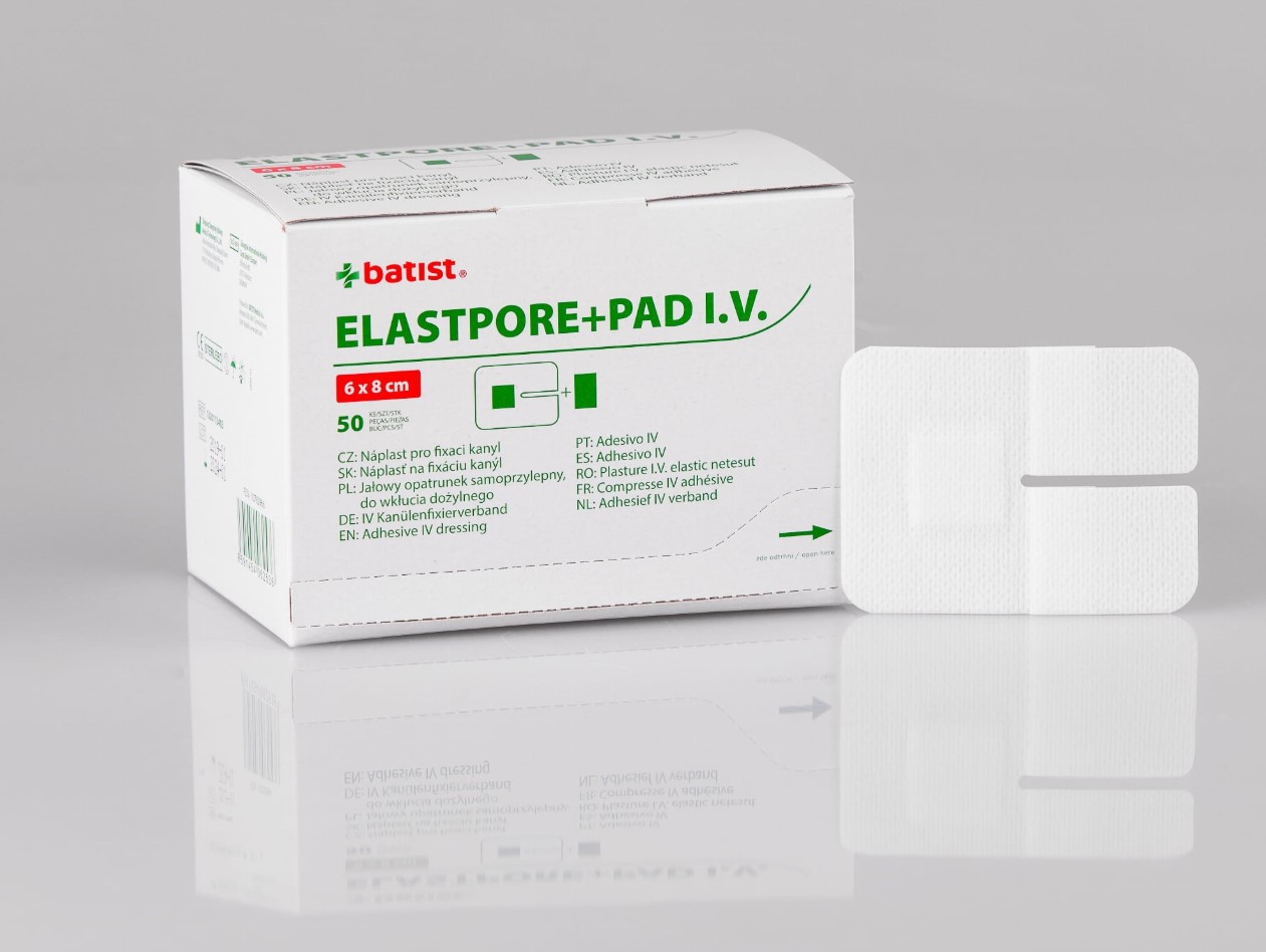 Пластир венфлоновий ELASTOPORE+PAD IV 6*8см 50шт