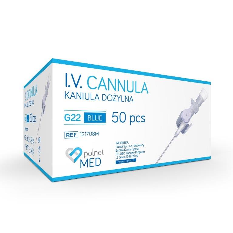 Venflon POLnet-FIX 0.9*25мм G22 синій - Зображення 2