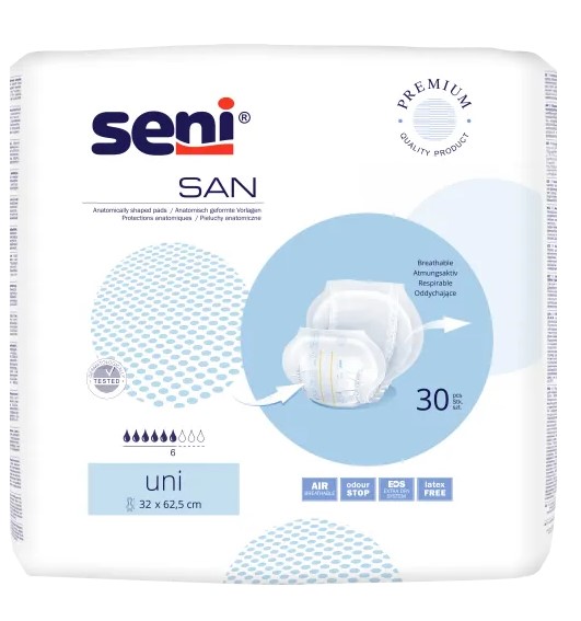 Анатомічні підгузки Seni San Uni 30шт