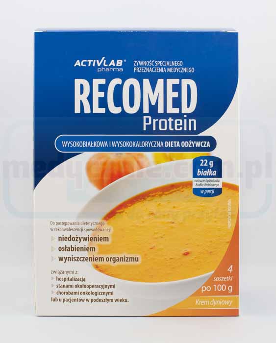 Гарбузовий крем Recomed Protein 4x100г