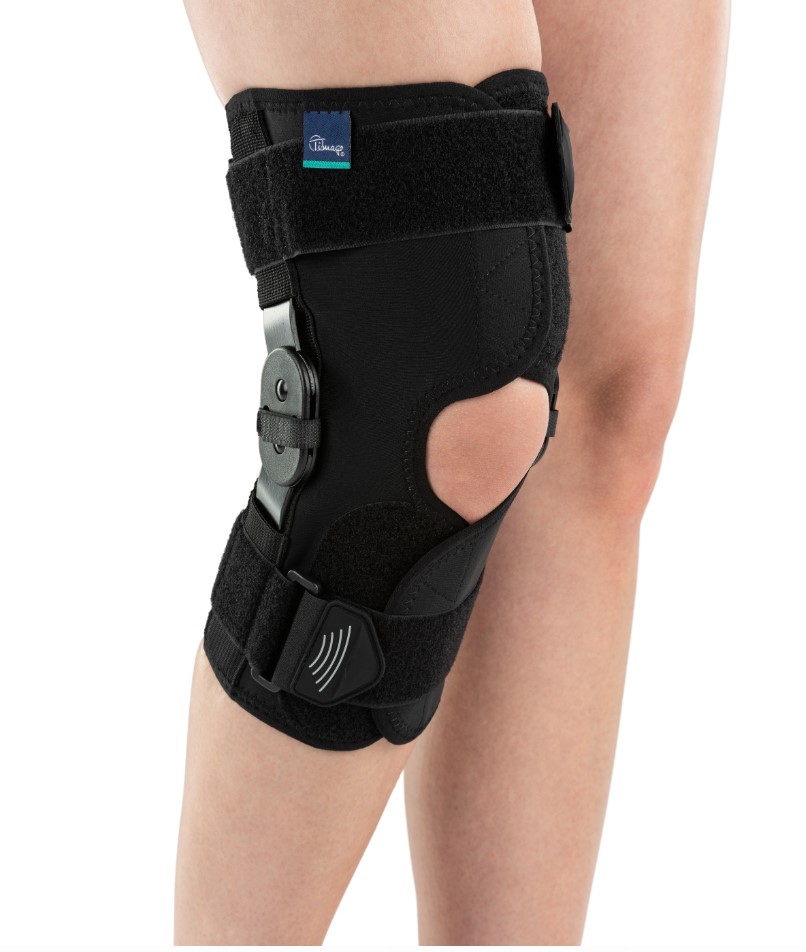 Стабілізатор колінного суглоба з відкритими шинами XXXL - модель 504