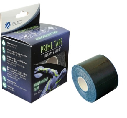 Кінезіотерапевтична стрічка 5см * 5м 1шт чорна