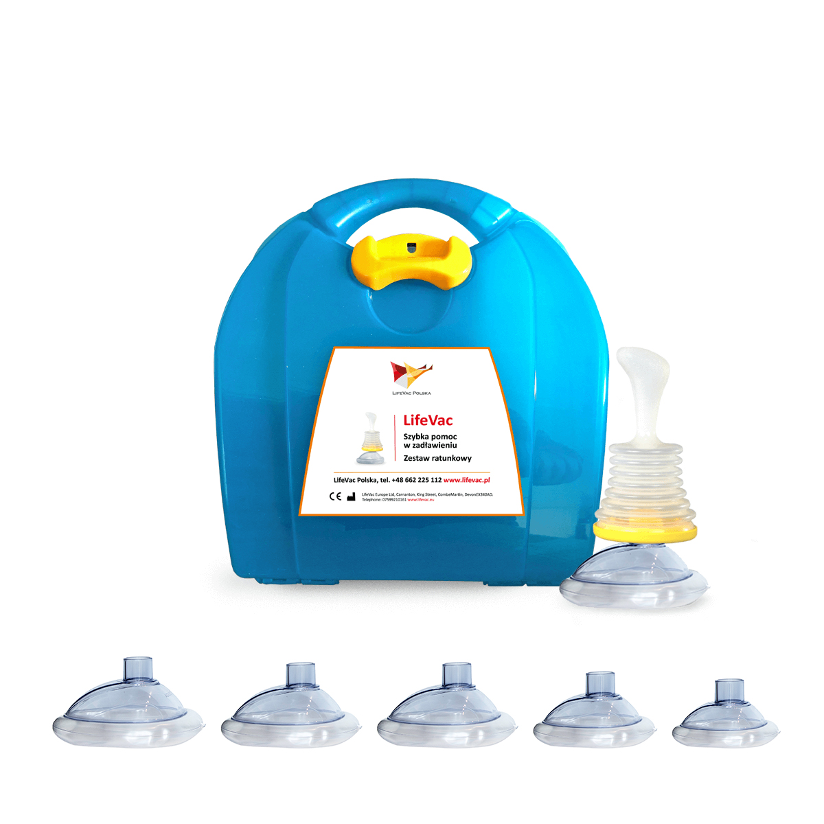 Набір для лікування обструкції дихальних шляхів LifeVac LV08 у футлярі - Зображення 5