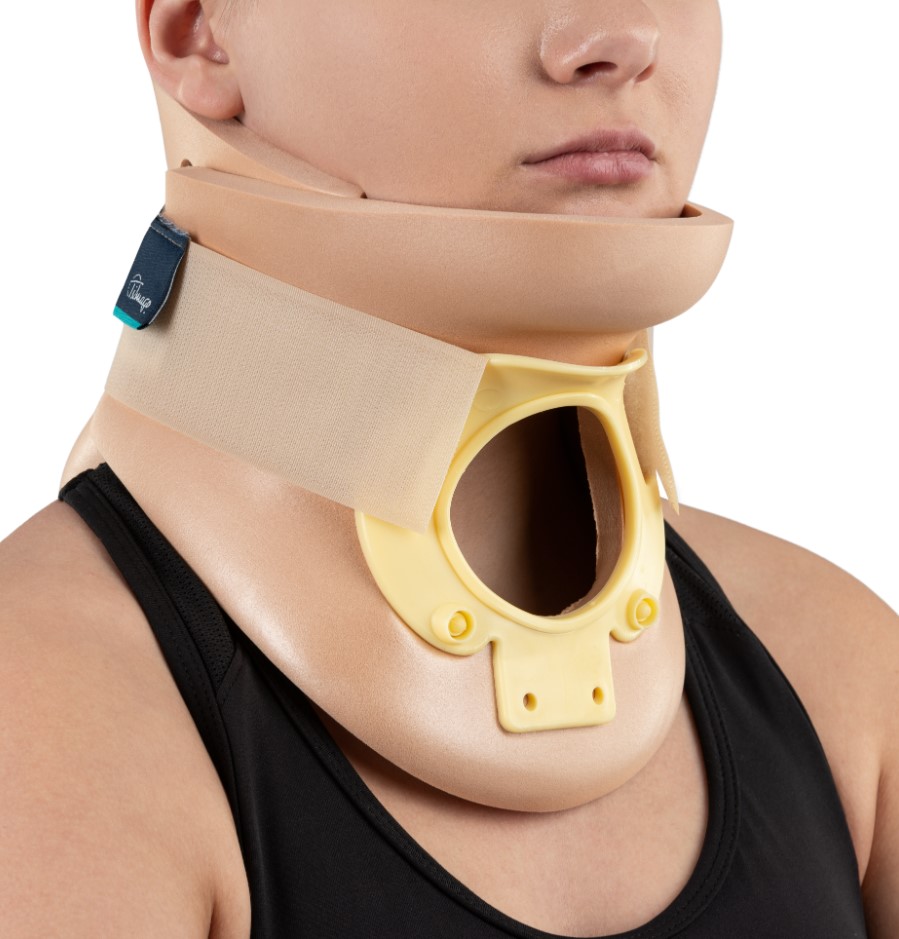 Філадельфійський L-подібний стабілізуючий комір з трахеотомічним отвором