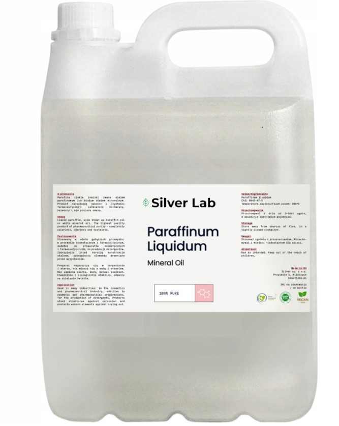Рідка парафінова олія 5л Silver Lab Paraffinum Liquidum