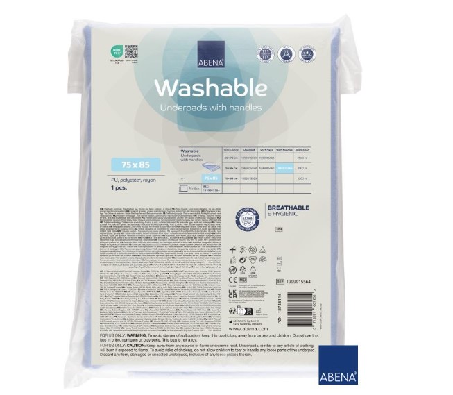 Багаторазова захисна подушечка 85x75см 1шт з вкладками ABENA