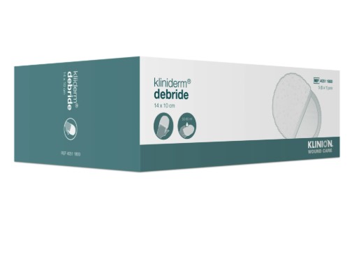 Губка для очищення ран Kliniderm Debride 14x10см 1шт