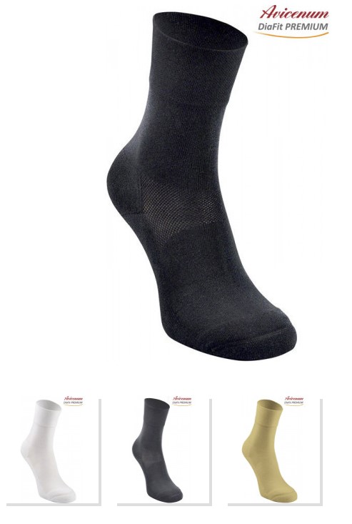 Шкарпетки для діабетиків Avicenum DiaFit PREMIUM розмір 41-44 пара 9999 чорні