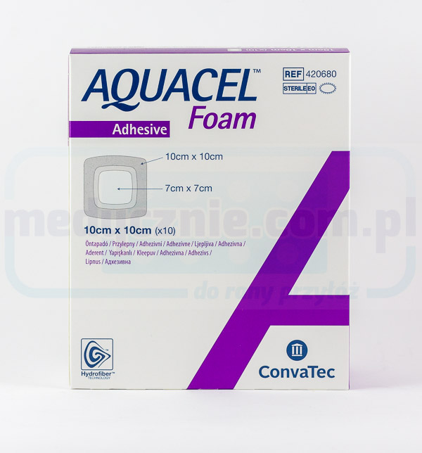 Aquacel Foam Adhesive 10*10см багатошарова пінопластова пов'язка 1шт