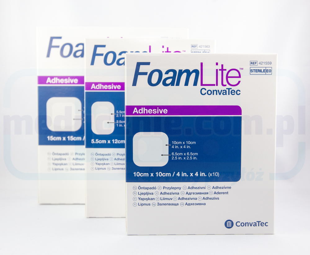 Багатошарова пінопластова пов'язка Aquacel Foam Lite 10*10см 1шт