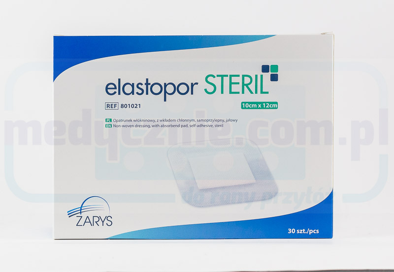Пов'язка поглинаюча ELASTOPOR стерильна 10*12см 30шт