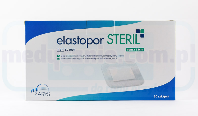 Пов'язка поглинаюча ELASTOPOR стерильна 8*15см 25шт