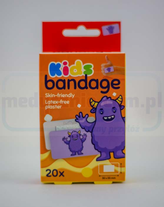 Набір пластирів KIDS BANDAGE водонепроникний 20шт - Зображення 2