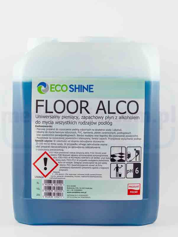 Спиртовий засіб для миття підлоги - Floor Alco 5L ECO SHINE