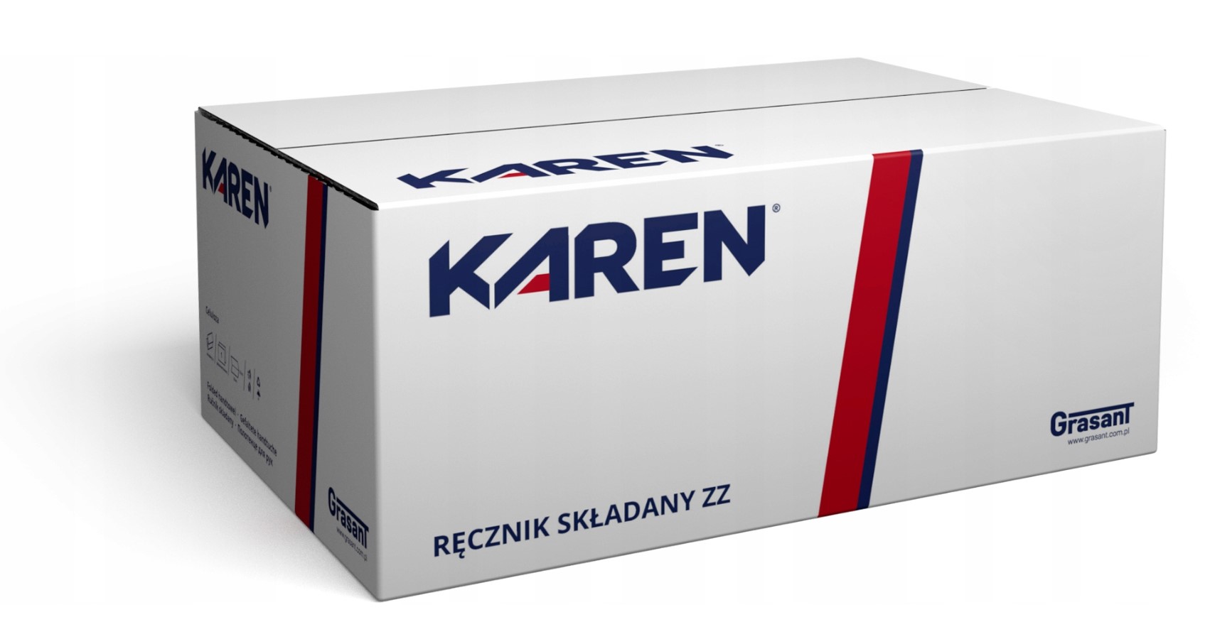 Рушник складний ZZ 25*20 см білий 1шт (a'150шт) - Зображення 2