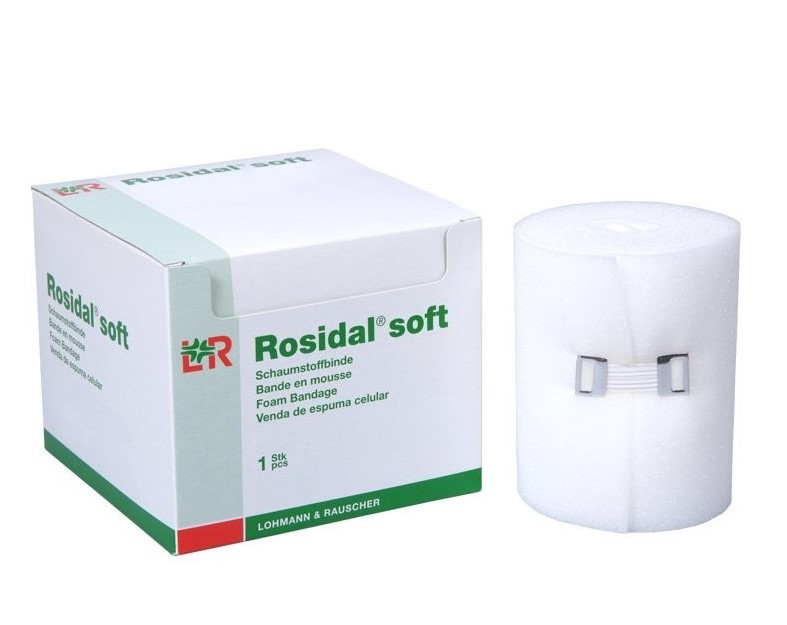 Підгіпсовий бинт Rosidal Soft 12см*2,5м*0,4см 1шт з пінополіуретану