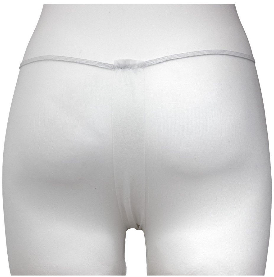 Жіночі одноразові стрінги білі універсальні розмір 100шт