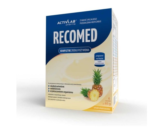 RecoMed поживний коктейль ананас 65г 1шт