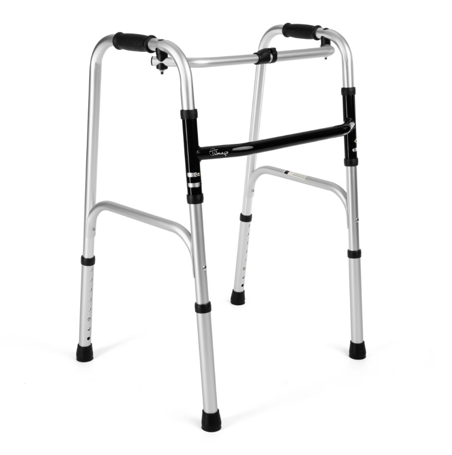 2-функціональні сходові ходунки - модель FS 913L - сріблястий - Зображення 3