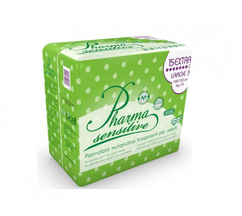 Підгузки PHARMA SENSITIVE Large Extra 15шт - Зображення 2