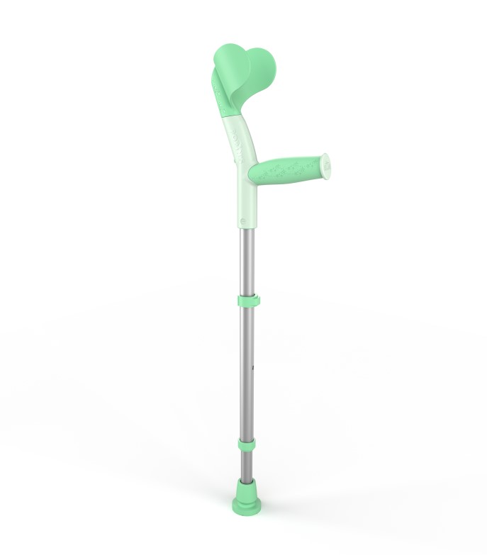 Дитячий ліктьовий милицю - POPINS зелений