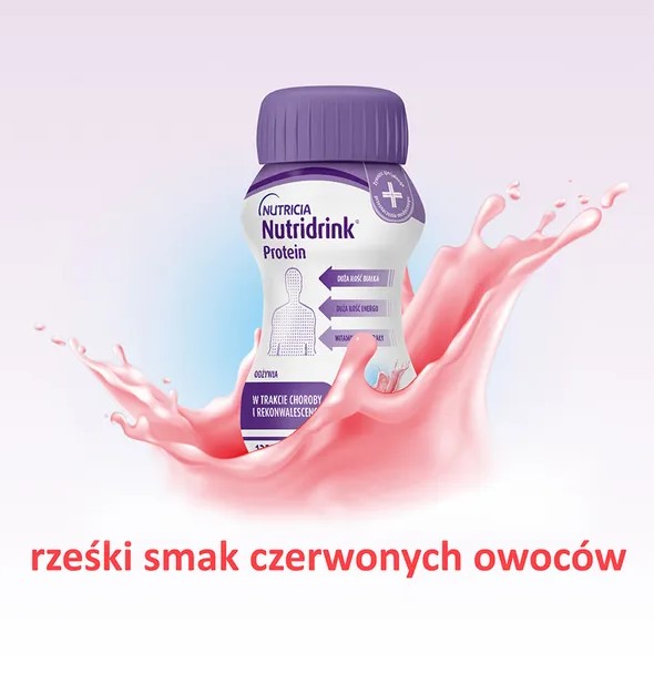 Nutricia Nutridrink Протеїновий коктейль Червоні фрукти 125мл