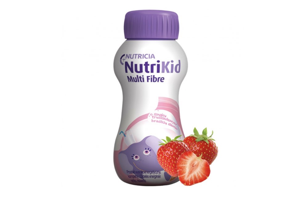 Nutricia NutriKid Multi Fibre полуниця 200мл