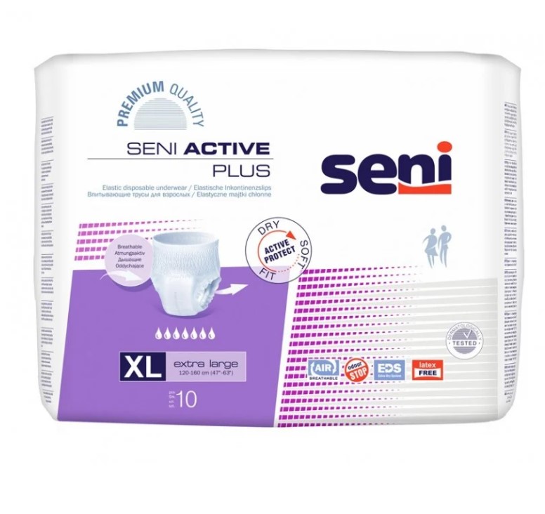 Вбираючі трусики Seni Active Plus X-LARGE 10шт