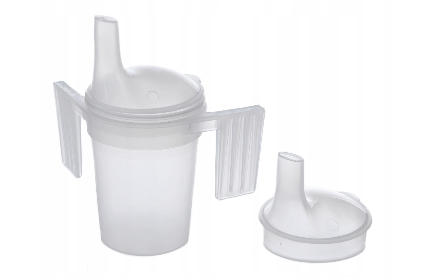 Чашка 200 мл з кришкою та ручками, лійка для пацієнтів