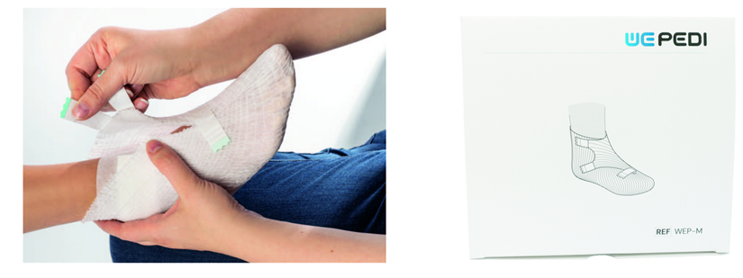 Фіксуючий бандаж для ніг WEPedi розмір XL 10шт