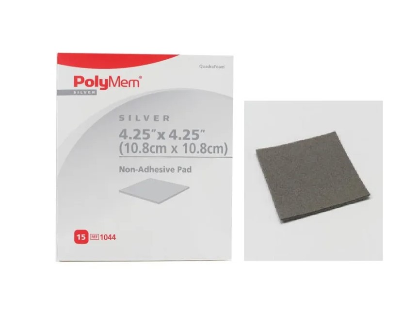 Неадгезивна подушечка PolyMem Silver 1044 10.8x10.8см 1шт