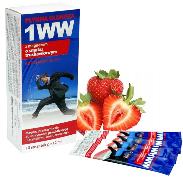 Глюкоза 1WW 10x12мл зі смаком полуниці