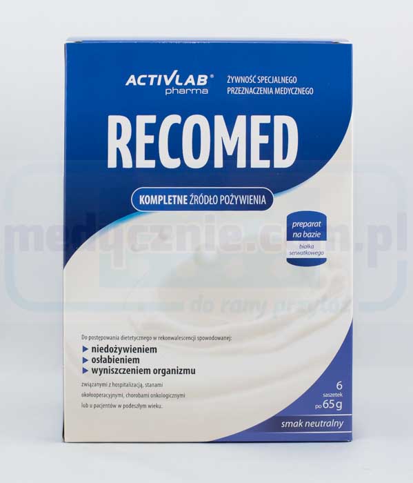 Поживний коктейль RecoMed 6x65г нейтральний