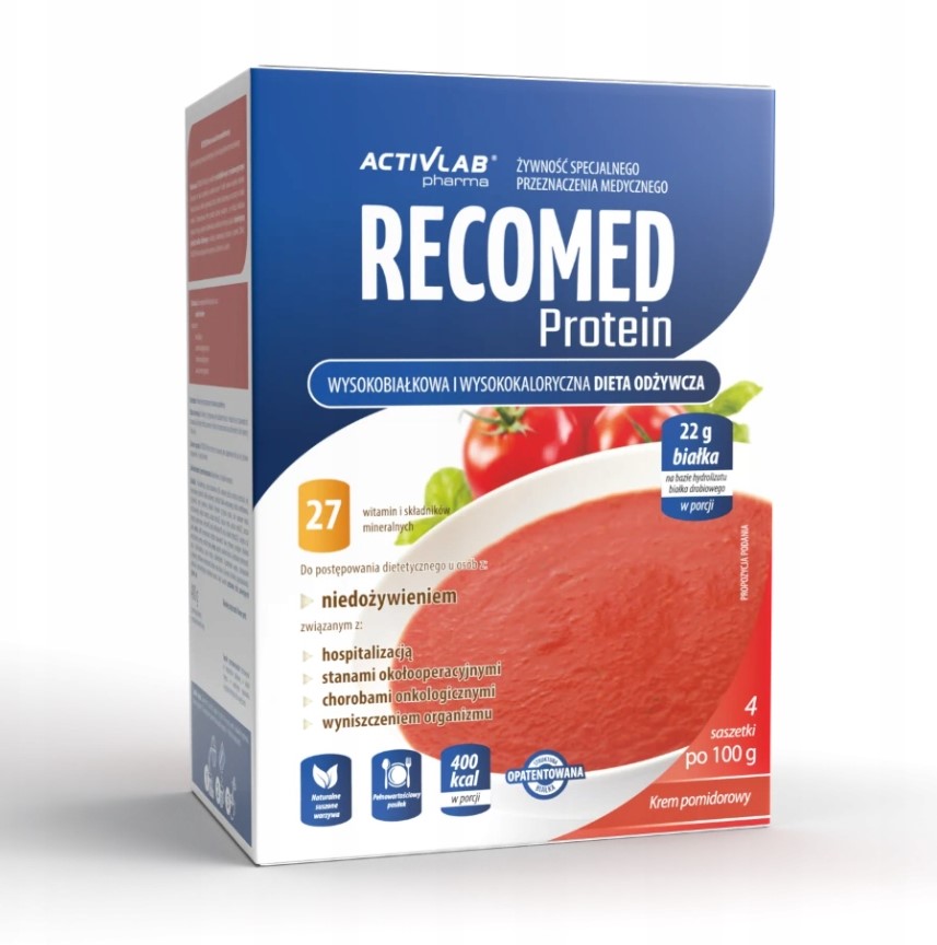 Recomed Protein 4x100г томатний крем