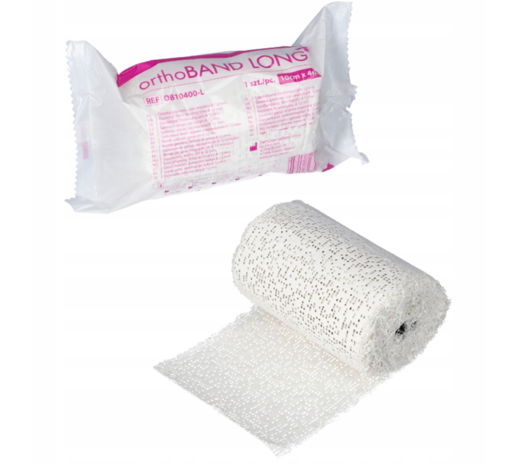 Гіпсова стрічка 10см х 4м 1шт orthoBAND LONG