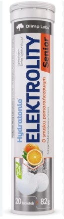 Olimp Hydratonic Electrolytes Senior 20 таблеток оранжевого кольору