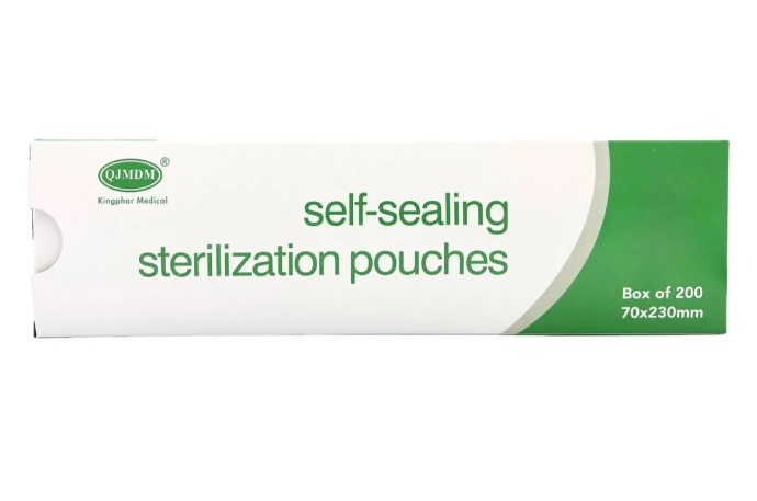 70мм *230мм 200шт стерилізаційні пакети з фольги - Зображення 2