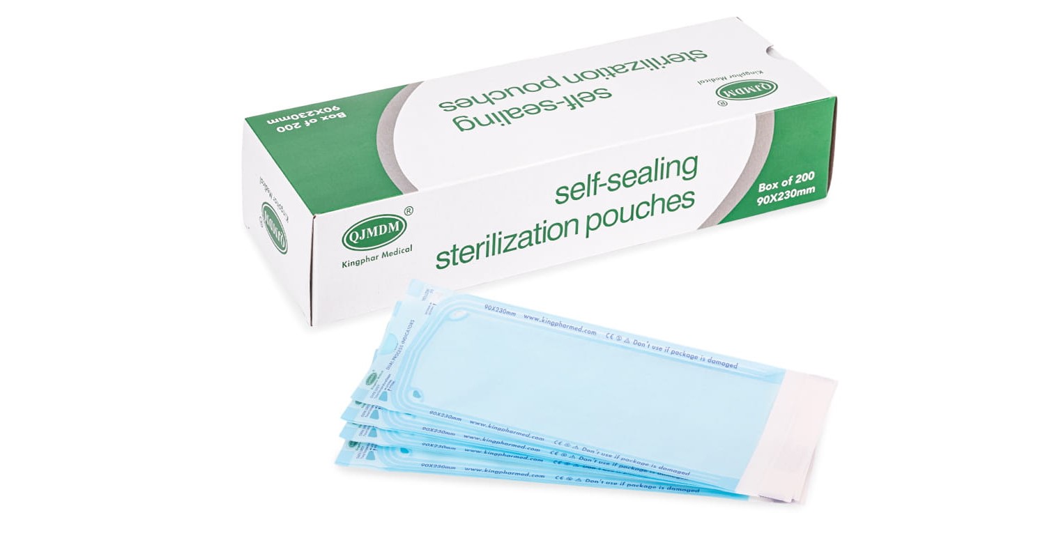 90мм *230мм 200шт стерилізаційні пакети з фольги - Зображення 2