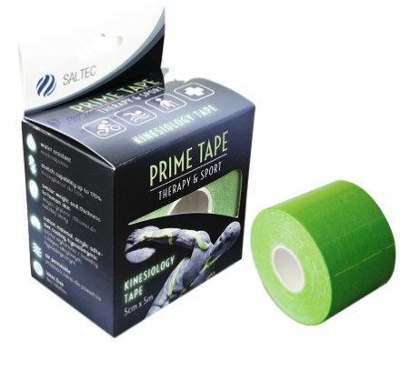 Стрічка для кінезіотерапії 5см * 5м 1шт зелена