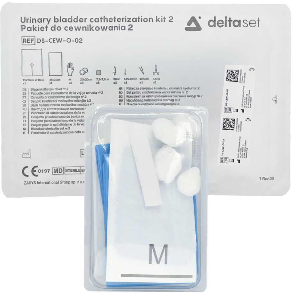 Стерильний набір для катетеризації Deltaset DS-CEW-O-02