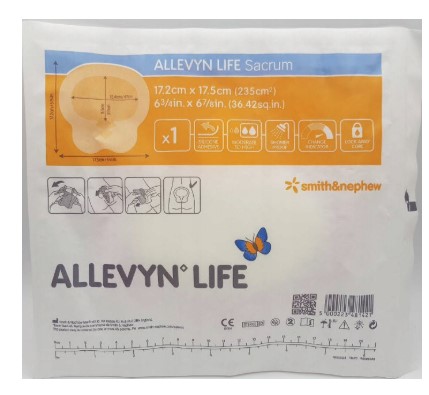 Пінопластова пов'язка Allevyn Life Sacrum 17.2*17.5см 1шт