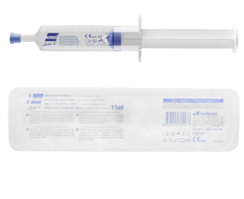 Гель для катетеризації 11мл з лідокаїном KONIX