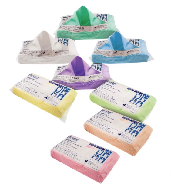 Слюнявчик з кишенькою 100шт лосось MEDPROX BIBS