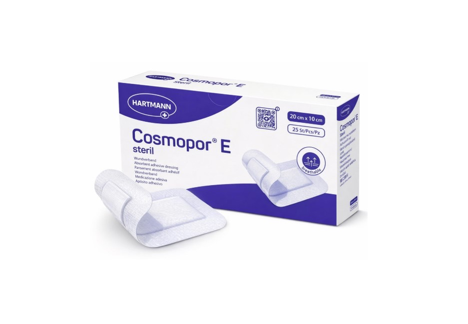 Пов'язка з поглинаючою прокладкою COSMOPOR E 10*20см 25шт