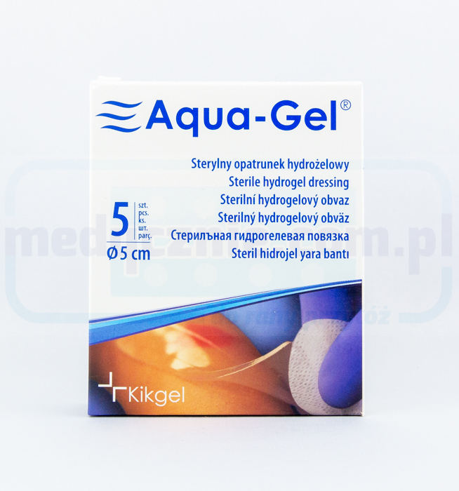 Гідрогелева пов'язка Aqua-Gel Ø 5 см 1шт