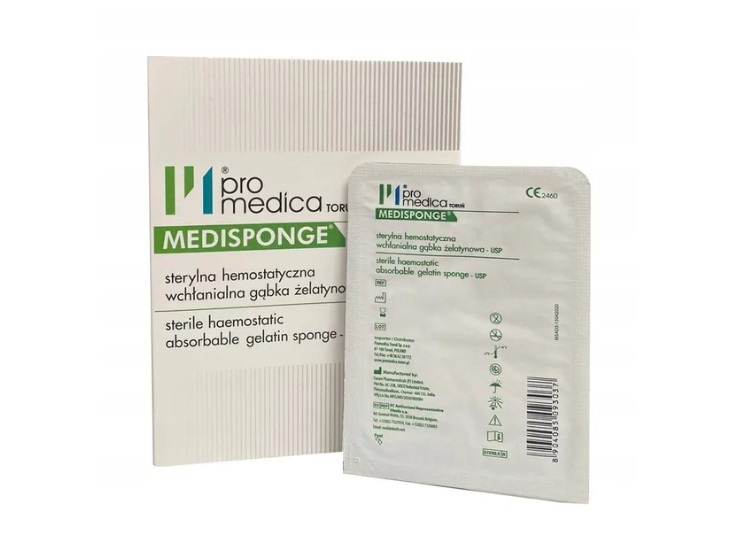 Желатинова губка Medisponge 8см*5см*1см