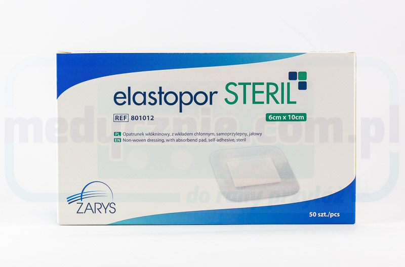 Пов'язка поглинаюча ELASTOPOR стерильна 6*10см 25шт