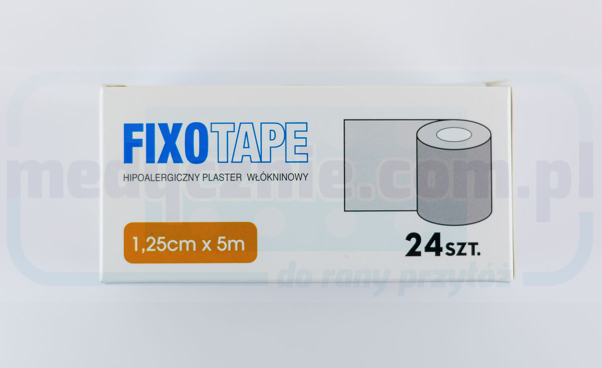 FIXOTAPE гіпоал. нетканий пластир 1,25см*5м 1шт
