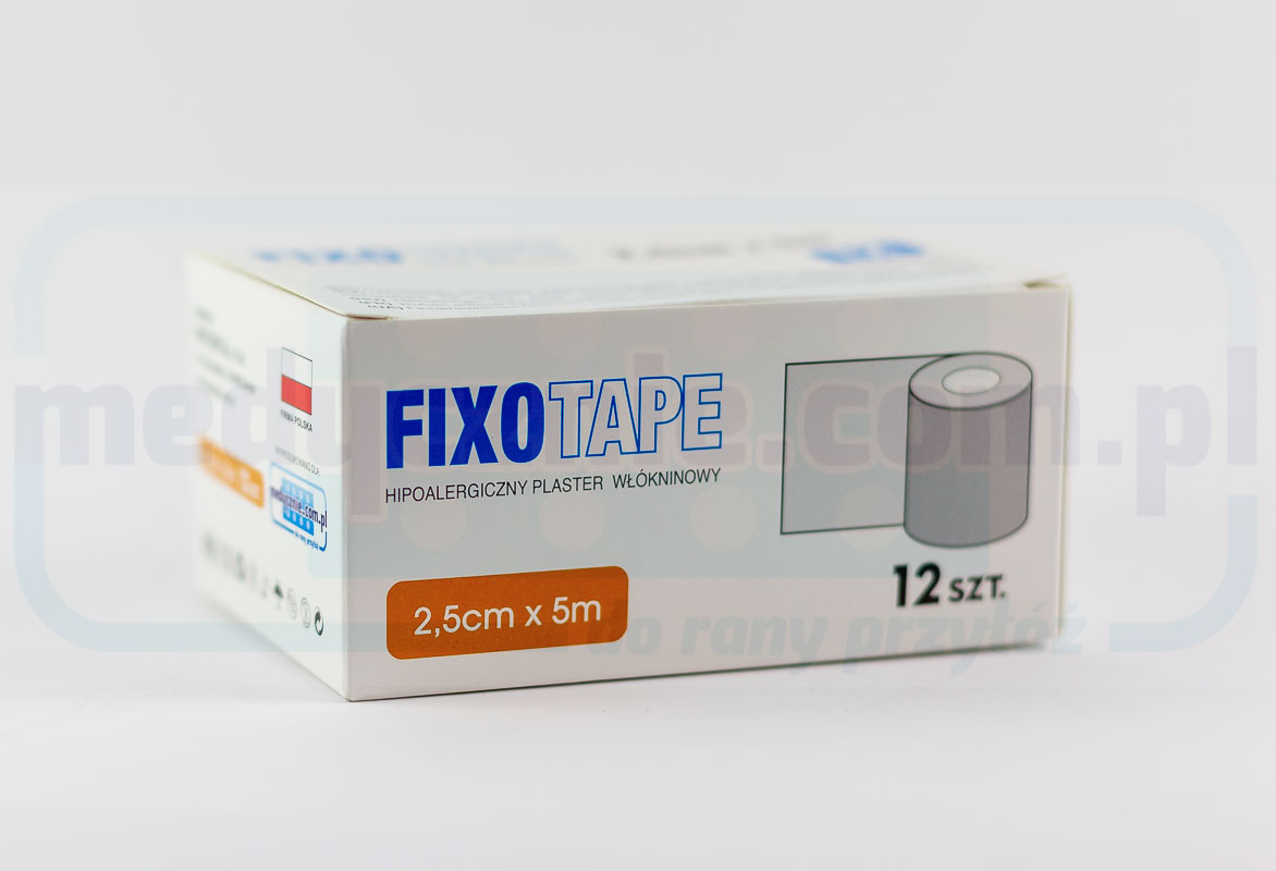 FIXOTAPE гіпоал. нетканий пластир 2,5см*5м 1шт
