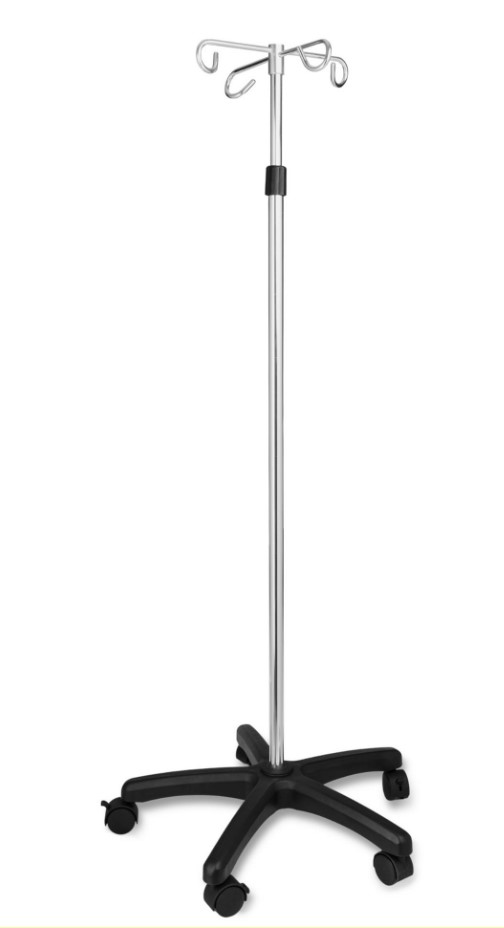 Підставка для крапельниць на колесах, 4 гачка
